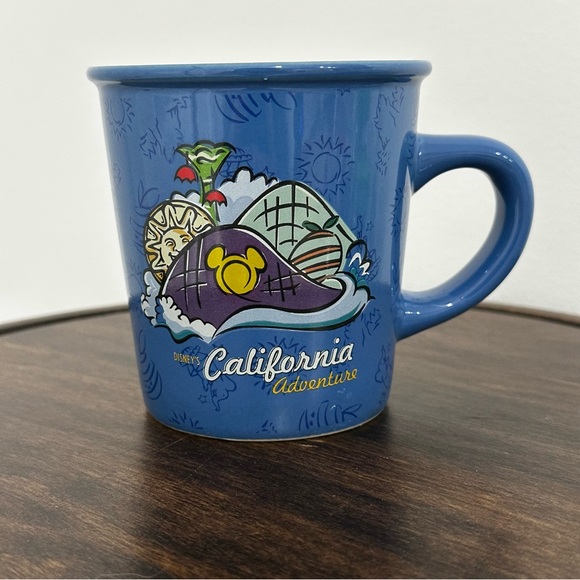 Disney Other - Vintage Disney California Adventure Paradise Pier Blue Mug - Exclusive